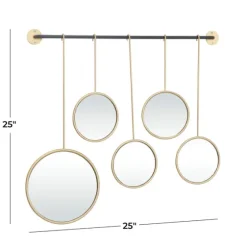 Gold Metal Ophelia Hanging Wall Mirror-Kirkland's Home Hot