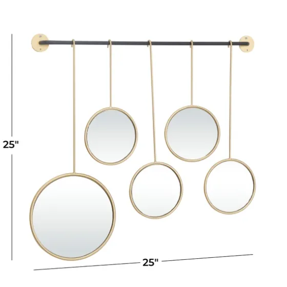 Gold Metal Ophelia Hanging Wall Mirror-Kirkland's Home Hot