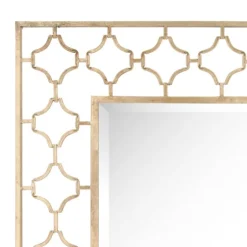 Gold Metal Quatrefoil Frame Mirror-Kirkland's Home Sale