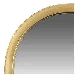 Gold Metal Rounded And Pointed Rectangular Mirror-Kirkland's Home Best Sale