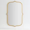 Gold Metal Scallop Linear Mirror-Kirkland's Home Best Sale