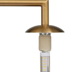 Gold Metal Smoked Glass Shade Table Lamp-Kirkland's Home Outlet