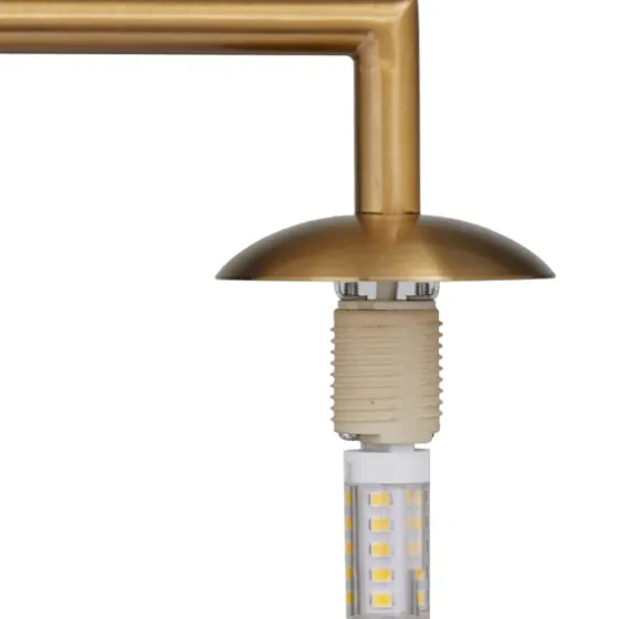Gold Metal Smoked Glass Shade Table Lamp-Kirkland's Home Outlet