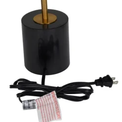 Gold Metal Smoked Glass Shade Table Lamp-Kirkland's Home Outlet