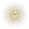 Gold Metal Sunburst Wall Clock-Kirkland's Home Hot