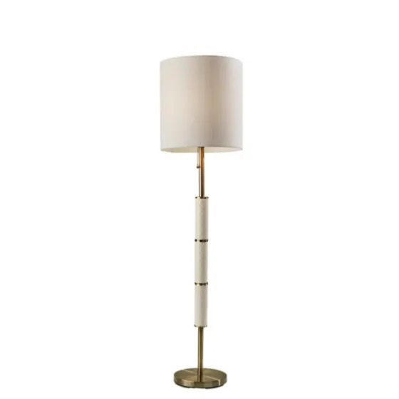 Gold Metal Trellis Accented Floor Lamp-Kirkland's Home Outlet