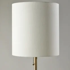 Gold Metal Trellis Accented Floor Lamp-Kirkland's Home Outlet
