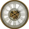 Gold Moving Gears Open Wall Clock-Kirkland's Home Clearance
