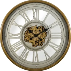 Gold Moving Gears Open Wall Clock-Kirkland's Home Clearance