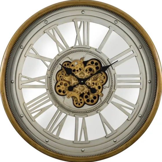 Gold Moving Gears Open Wall Clock-Kirkland's Home Clearance