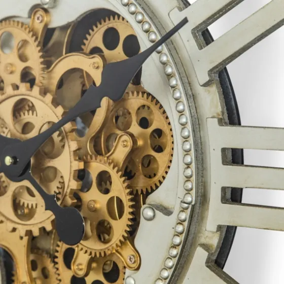 Gold Moving Gears Open Wall Clock-Kirkland's Home Clearance