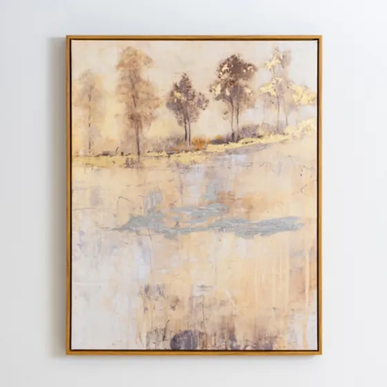 Gold Natural Treescape Canvas Art Print-Kirkland's Home Outlet