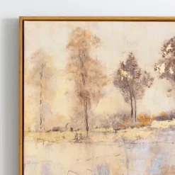 Gold Natural Treescape Canvas Art Print-Kirkland's Home Outlet