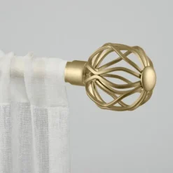 Gold Open Sphere Curtain Rod, 120 In.-Kirkland's Home Flash Sale