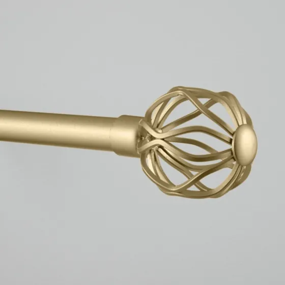 Gold Open Sphere Curtain Rod, 120 In.-Kirkland's Home Flash Sale
