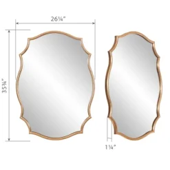 Gold Ornate Scalloped Mirror-Kirkland's Home Store