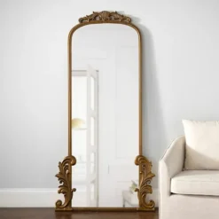 Gold Ornate Scroll Bordeaux Leaner Mirror-Kirkland's Home Hot