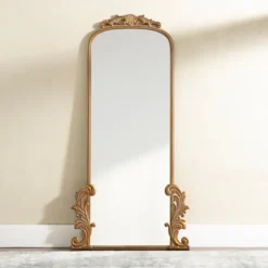Gold Ornate Scroll Bordeaux Leaner Mirror-Kirkland's Home Hot