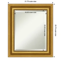 Gold Patina Scalloped Frame Mirror-Kirkland's Home Store