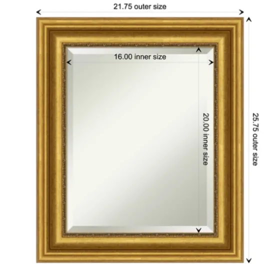 Gold Patina Scalloped Frame Mirror-Kirkland's Home Store
