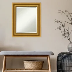 Gold Patina Scalloped Frame Mirror-Kirkland's Home Store