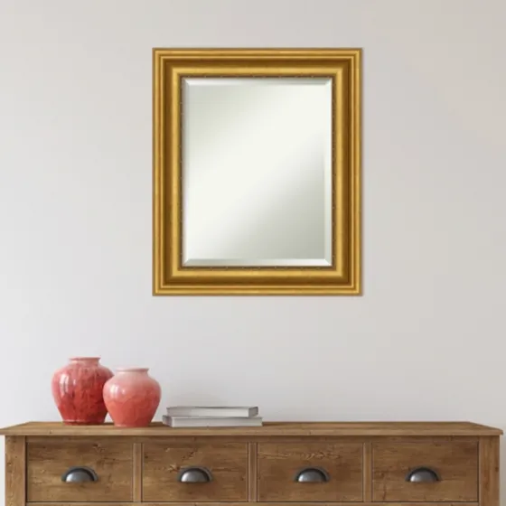Gold Patina Scalloped Frame Mirror-Kirkland's Home Store
