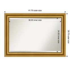 Gold Patina Scalloped Frame Beveled Mirror-Kirkland's Home Flash Sale