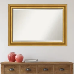 Gold Patina Scalloped Frame Beveled Mirror-Kirkland's Home Flash Sale
