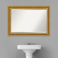 Gold Patina Scalloped Frame Beveled Mirror-Kirkland's Home Flash Sale