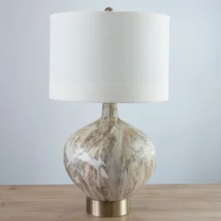 Gold Pistachio Swirl Gourd Table Lamp-Kirkland's Home Discount