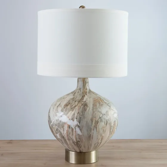 Gold Pistachio Swirl Gourd Table Lamp-Kirkland's Home Discount