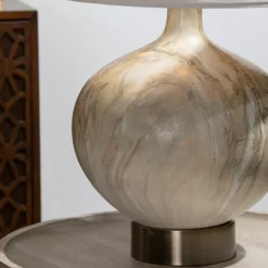 Gold Pistachio Swirl Gourd Table Lamp-Kirkland's Home Discount