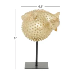 Gold Puffer Fish Sculpture-Kirkland's Home Discount