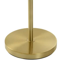 Gold Ribbed Glass Task Floor Lamp-Kirkland's Home Shop