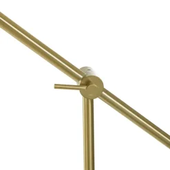 Gold Ribbed Glass Task Floor Lamp-Kirkland's Home Shop