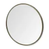 Gold Round Thin Metal Frame Wall Mirror-Kirkland's Home Store