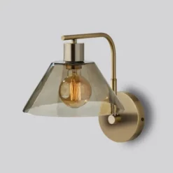 Gold Smoked Glass Sconce-Kirkland's Home Flash Sale
