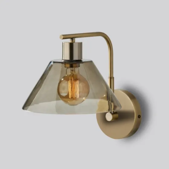 Gold Smoked Glass Sconce-Kirkland's Home Flash Sale