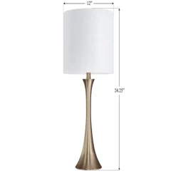 Gold Sparkle Shade Tapered Table Lamps, Set Of 2-Kirkland's Home Clearance