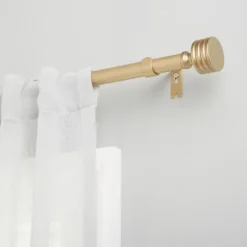 Gold Stacked Cylinder Curtain Rod, 72 In.-Kirkland's Home Best Sale