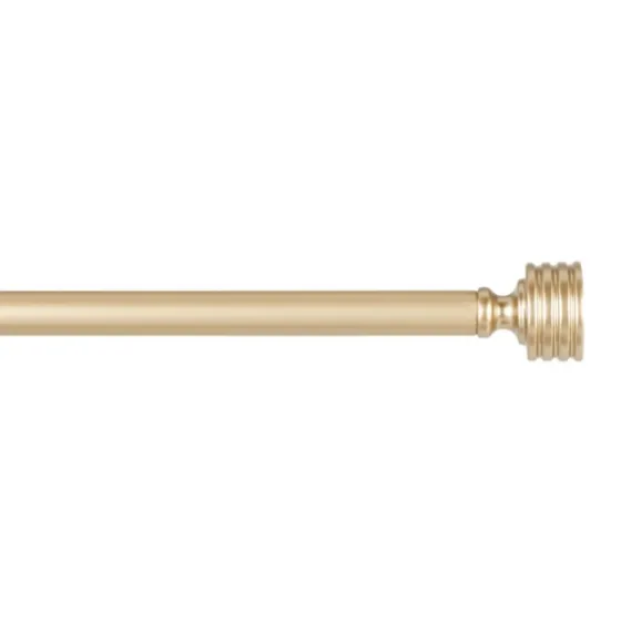 Gold Stacked Cylinder Curtain Rod, 120 In.-Kirkland's Home Cheap