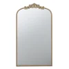 Gold Studded Scroll Arched Mirror, 42 In.-Kirkland's Home Hot