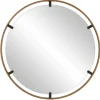 Gold Suspended Round Wall Mirror-Kirkland's Home New