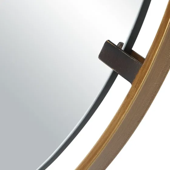 Gold Suspended Round Wall Mirror-Kirkland's Home New