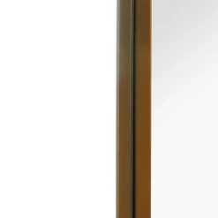 Gold Thin Iron Frame Curved Corner Mirror-Kirkland's Home Discount