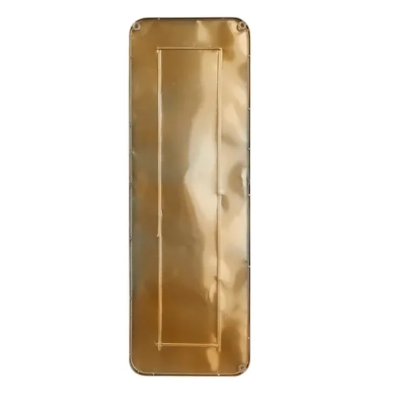Gold Thin Iron Frame Curved Corner Mirror-Kirkland's Home Discount