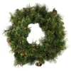 Gold Tipped Dark Green Pinecone Wreath-Kirkland's Home Flash Sale