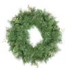 Gold Tipped Pine Needle And Berries Wreath-Kirkland's Home Fashion