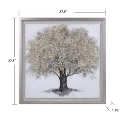 Gold Tree Rice Paper Framed Art Print-Kirkland's Home Hot