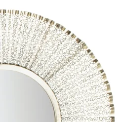 Gold Trim Metal Round Frame Mirror-Kirkland's Home Outlet